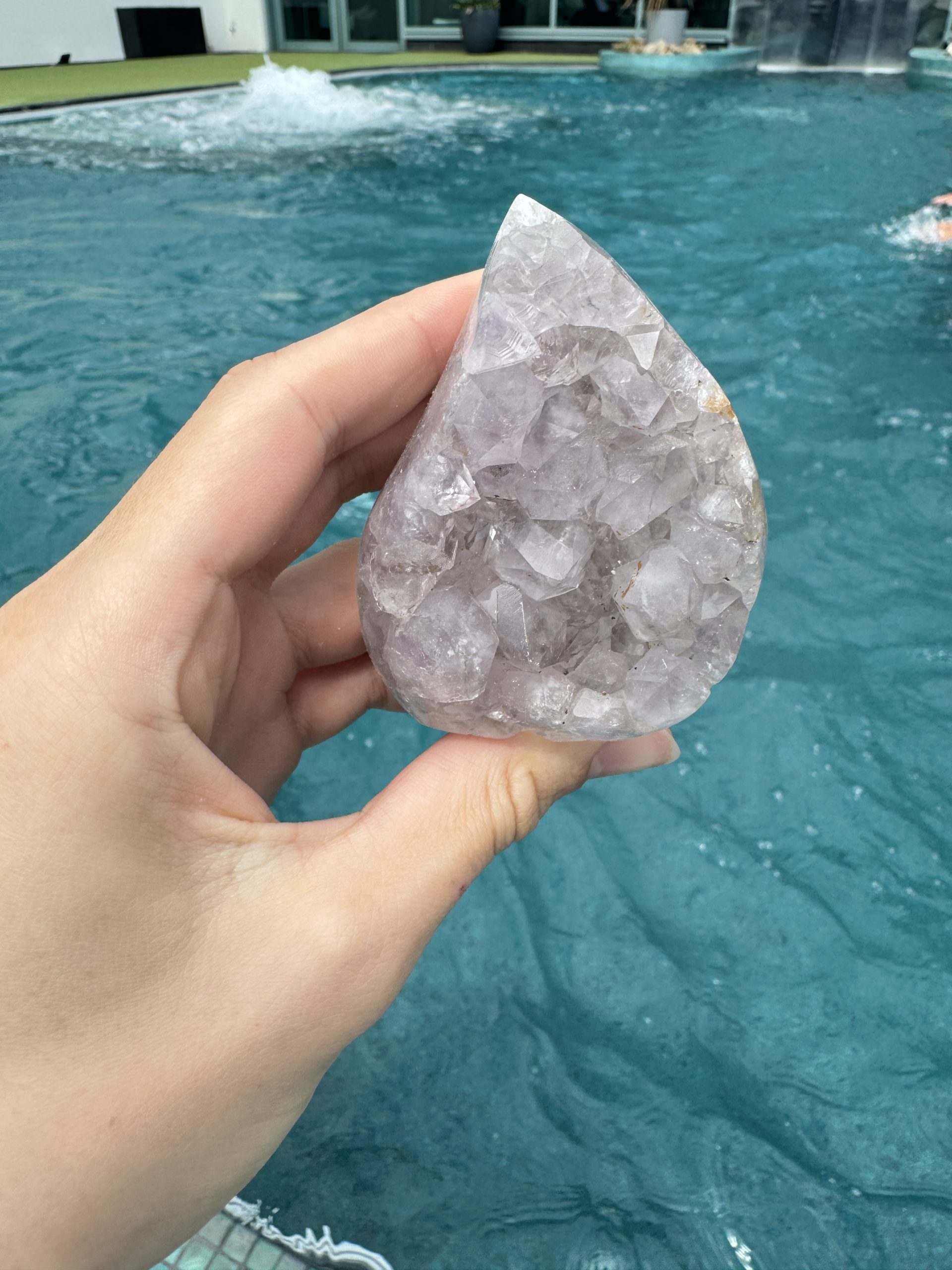 Agate Amethyst Druzy Flame (Brazil) - Image 7