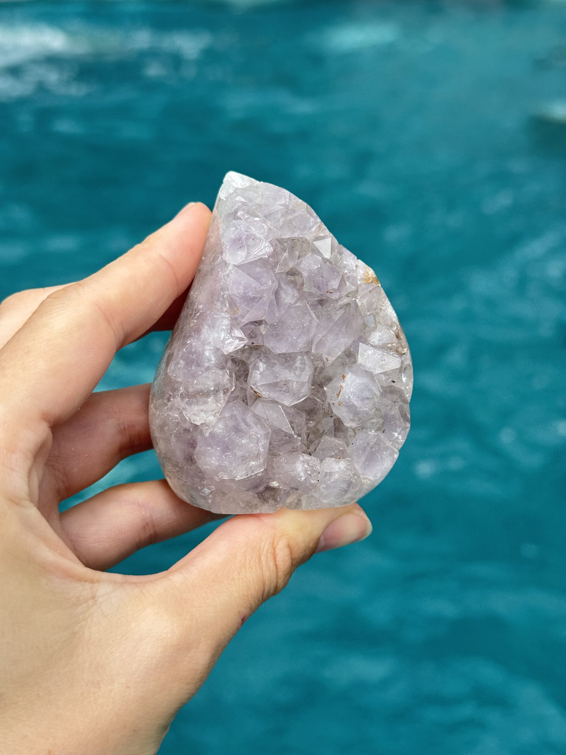 Agate Amethyst Druzy Flame (Brazil) - Image 4