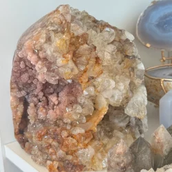 Large pink amethyst and quartz 3KG