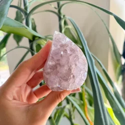 Agate amethyst flame