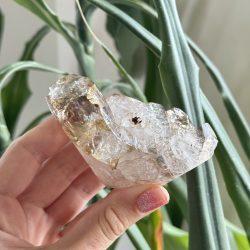 Large Herkimer Diamond Cluster | High Vibration Quartz with Rainbows & Raw Clarity